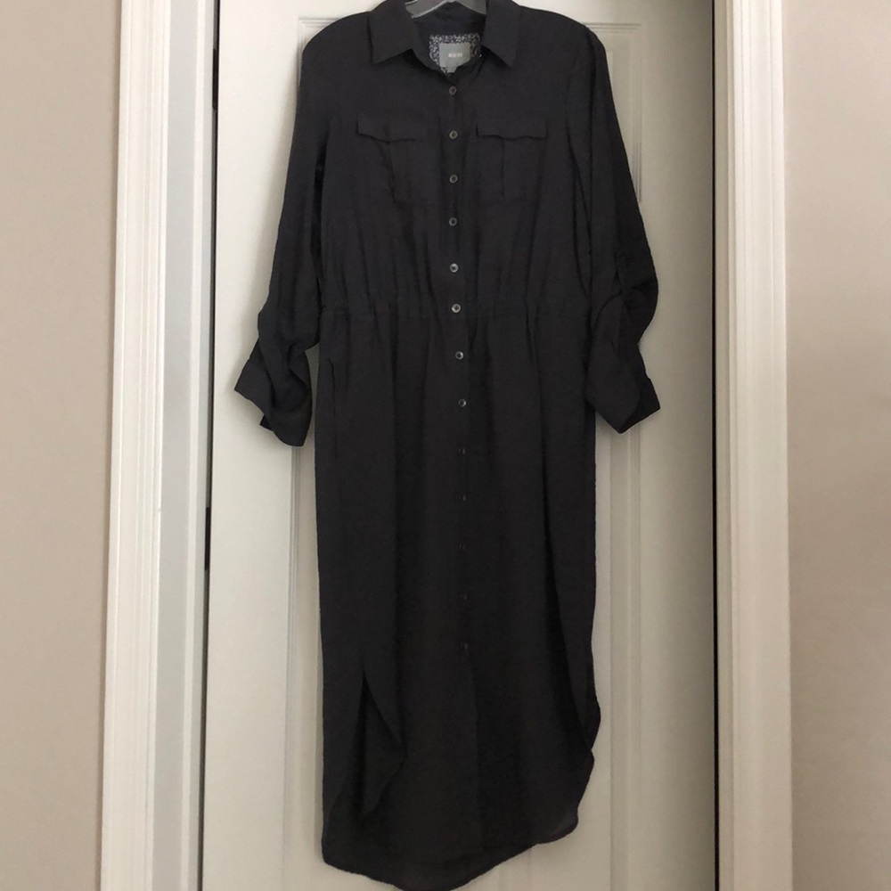 Anthropologie Maeve button down dress